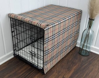 30" Plaid Crate Cover