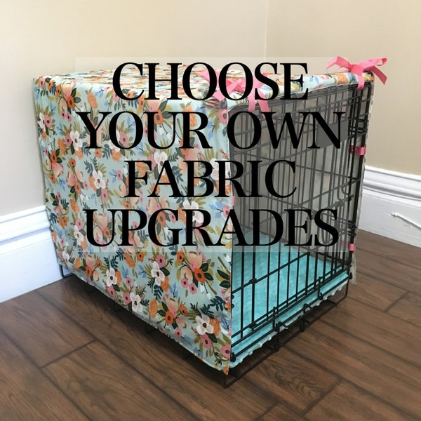 UPGRADES for Choose Your Fabric Custom Crate Covers