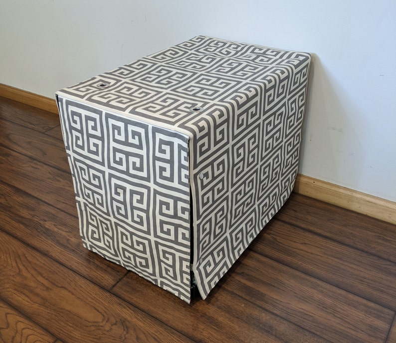 18x12x14 Crate Cover Greek Key image 5