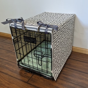 18x12x14" Crate Cover Greek Key