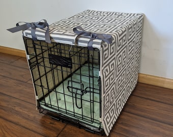 18x12x14" Crate Cover Greek Key