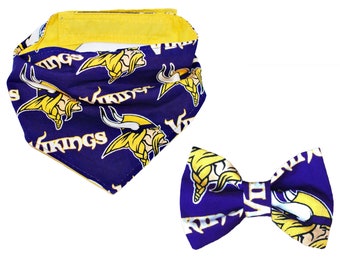 Minnesota Vikings Bandana or Bow Tie