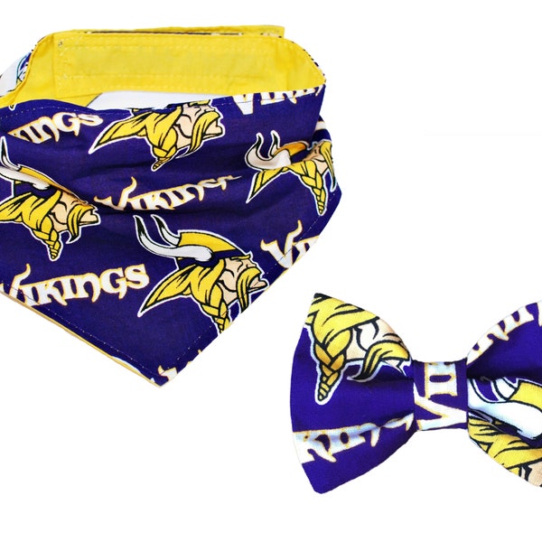 Minnesota Vikings Bandana or Bow Tie