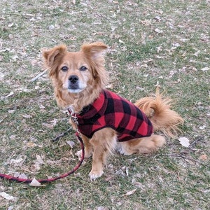 Red Buffalo Fleece Pullover Vest image 6