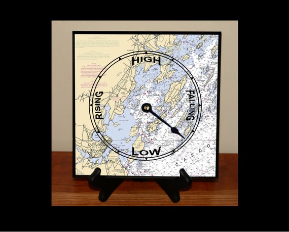 Nautical Chart Clock