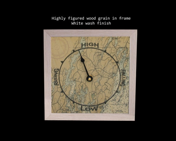 Nautical Chart Clock