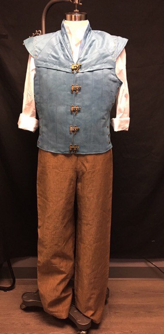 Custom Made Flynn Rider Cosplay Vest, Shirt, and Pants   Etsy