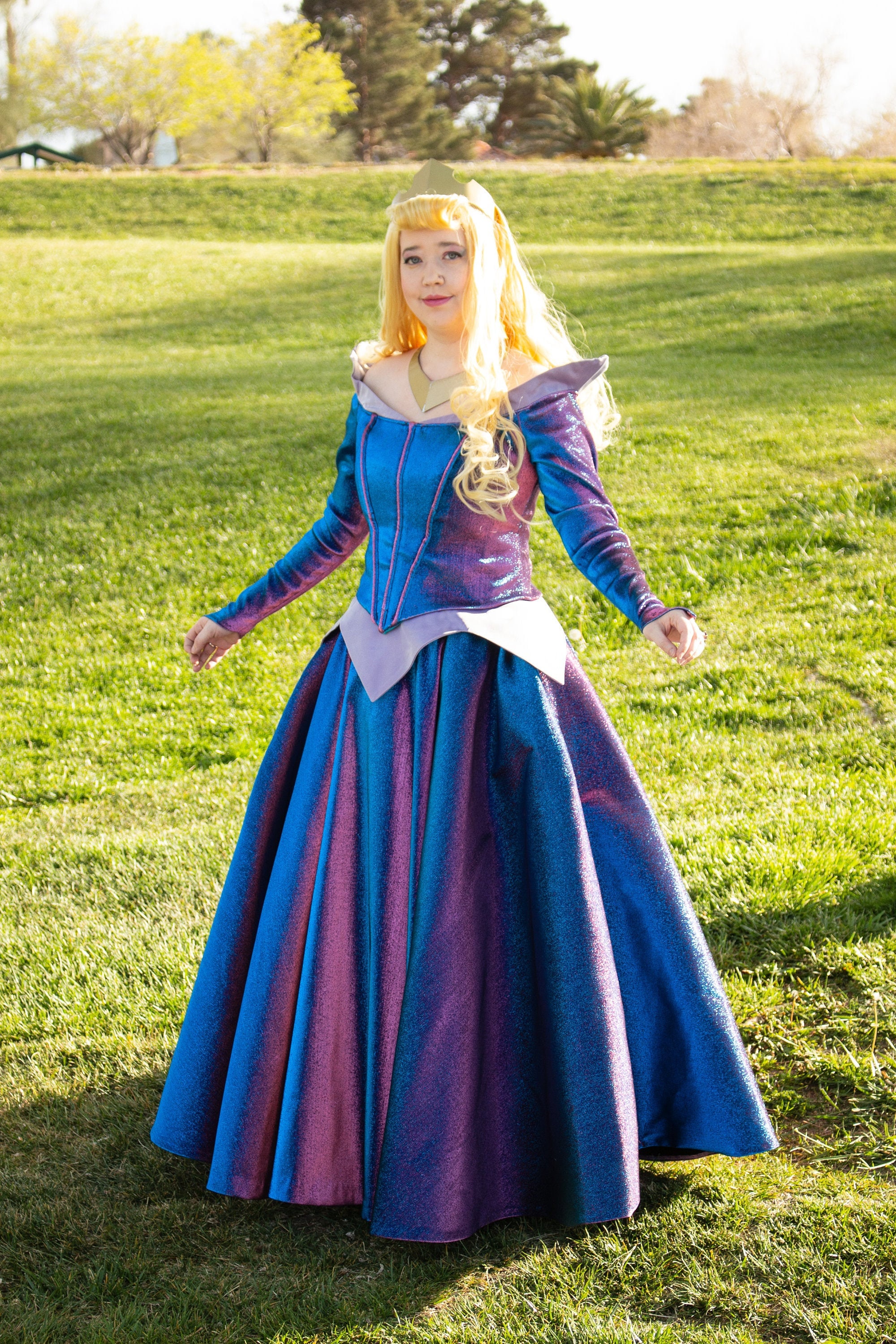 Custom Made Color Changing Aurora Sleeping Beauty Dress Etsy