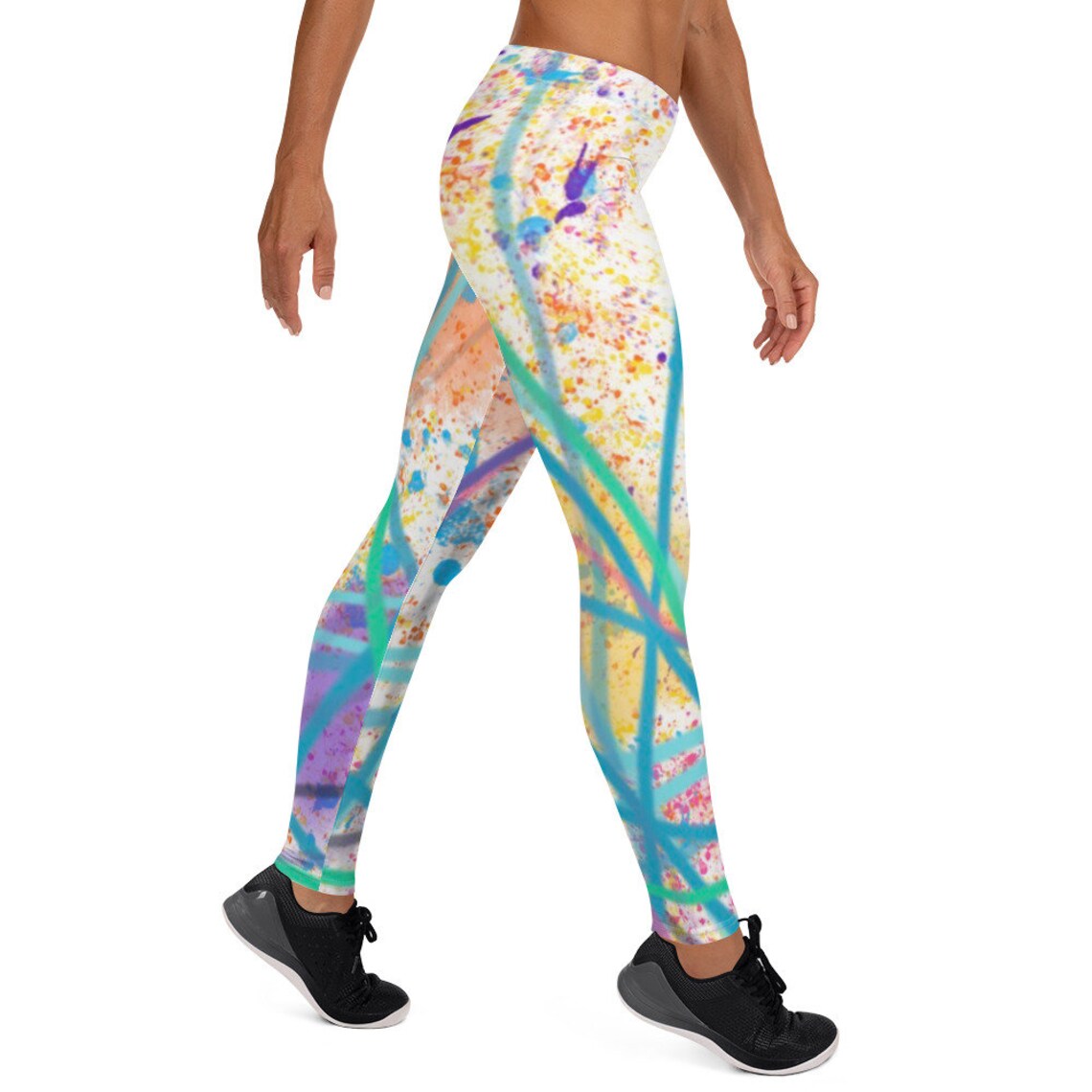 Artful active and leisure wear women's leggings 'day & | Etsy