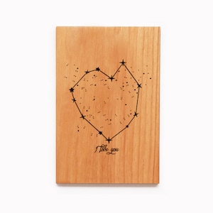 Custom Greeting Card, Astrology Gifts, Wedding Anniversary Gifts for Husband [Engrave Your Text]