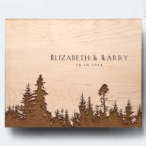 Personalized Cutting Board for Wedding Gift Engraved, Outdoorsy Themed 14X11&quot;