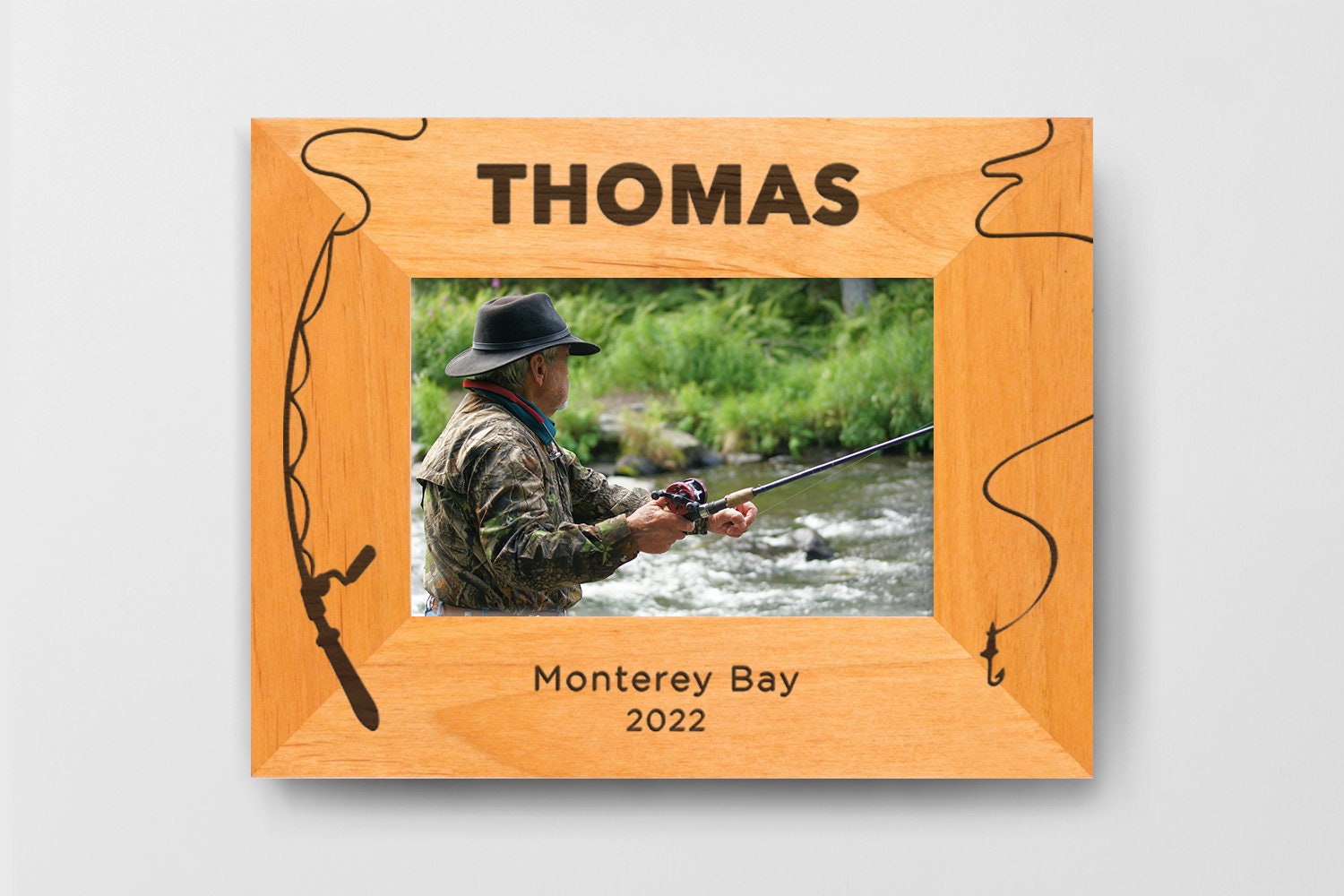 Fishing Pole Picture Frame -  Canada