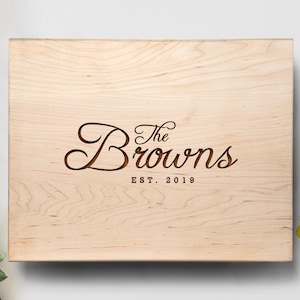Personalized Cutting Board, Engraved Cutting Board, Custom Cutting Board, Housewarming Gift, Wedding Gift, , Anniversary Gift, Costumer Gift