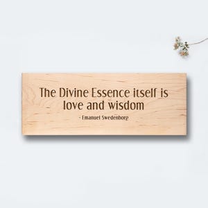 Enseigne motivante en bois gravée personnalisée – Art mural citation inspirante 14 x 5 po.