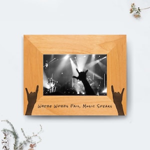 Personalized Music Festival Picture Frame, Engraved Concert Photo Keepsake 4x6 5x7 8x10