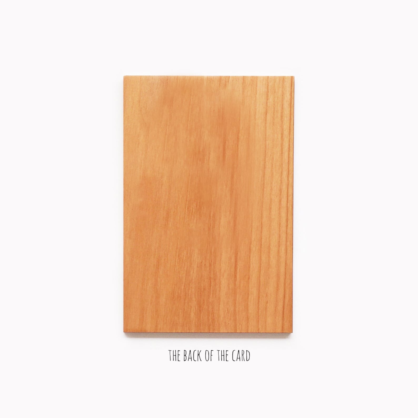 Custom Engraved Handwritten Letter Transfer on Wood Card 4x6 Etsy