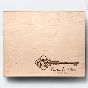 Custom Cutting Board – Realtor Closing Gift, Housewarming Present, New Home Kitchen Decor, Real Estate Gift Idea