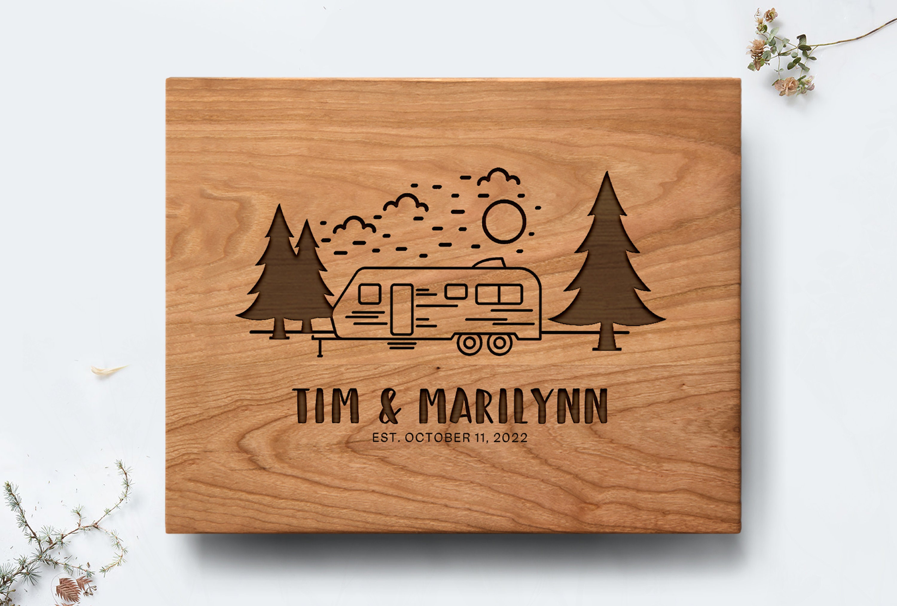 Rv gifts Camper decor RV decor Camping wedding gift Custom camping  personalized cutting board Home is where we park it - Large: 13.75 x  9.75/11 - Yahoo Shopping