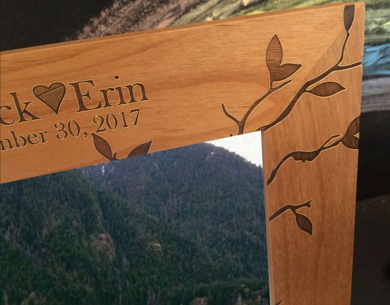 Personalized Frame Engraved Frame Gift For Wife Custom Etsy