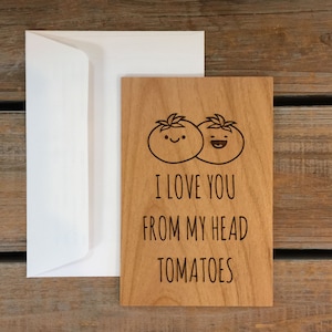 Regalo personalizzato per l'anniversario in legno per lui, inciso con nome e messaggio