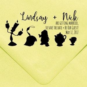 Custom Save the Date Self Inking or Wood Handle Stamp