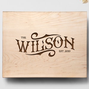 Personalized Cutting Board, Cooking Gift, Custom Cutting Board, Wedding Gift Cutting Board Engraved Cutting Board Anniversary Cutting Board
