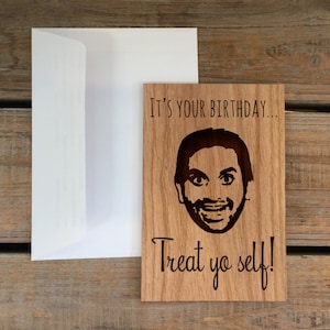 Alles Gute zum Geburtstag Karte, Holz Karte, echte Holz Karte, lustige Karte, Geburtstag, alles Gute zum Geburtstag, handgemachte Geburtstagskarte