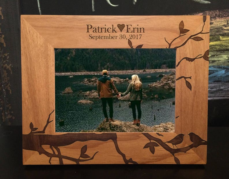 Personalized Frame Engraved Frame Gift For Wife Custom Etsy