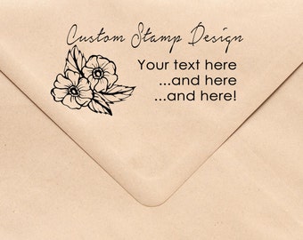 Personalized Stamp, Custom Design Address Stamp, Personalized Address Stamp, Custom Made Design, We'll design it for you! Custom Made Design