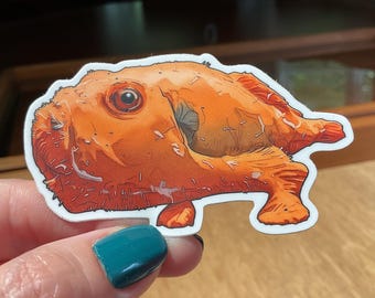 Tasselled Coffinfish Sticker