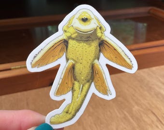 Green Phantom Pleco Sticker