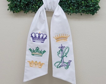 mardi gras sash