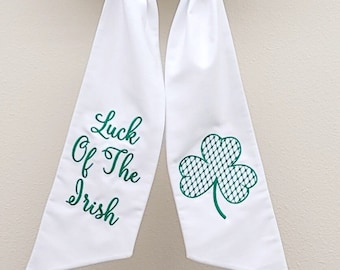 Wreath Sash Luck of the Irish