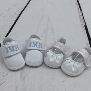 Monogrammed Baby Shoes