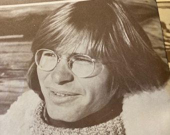 Vintage "John Denver Rocky Mountain High Music Book", 1972 Cherry Lane Music,  John Denver Classic Songs and Photos, Keepsake 1970's