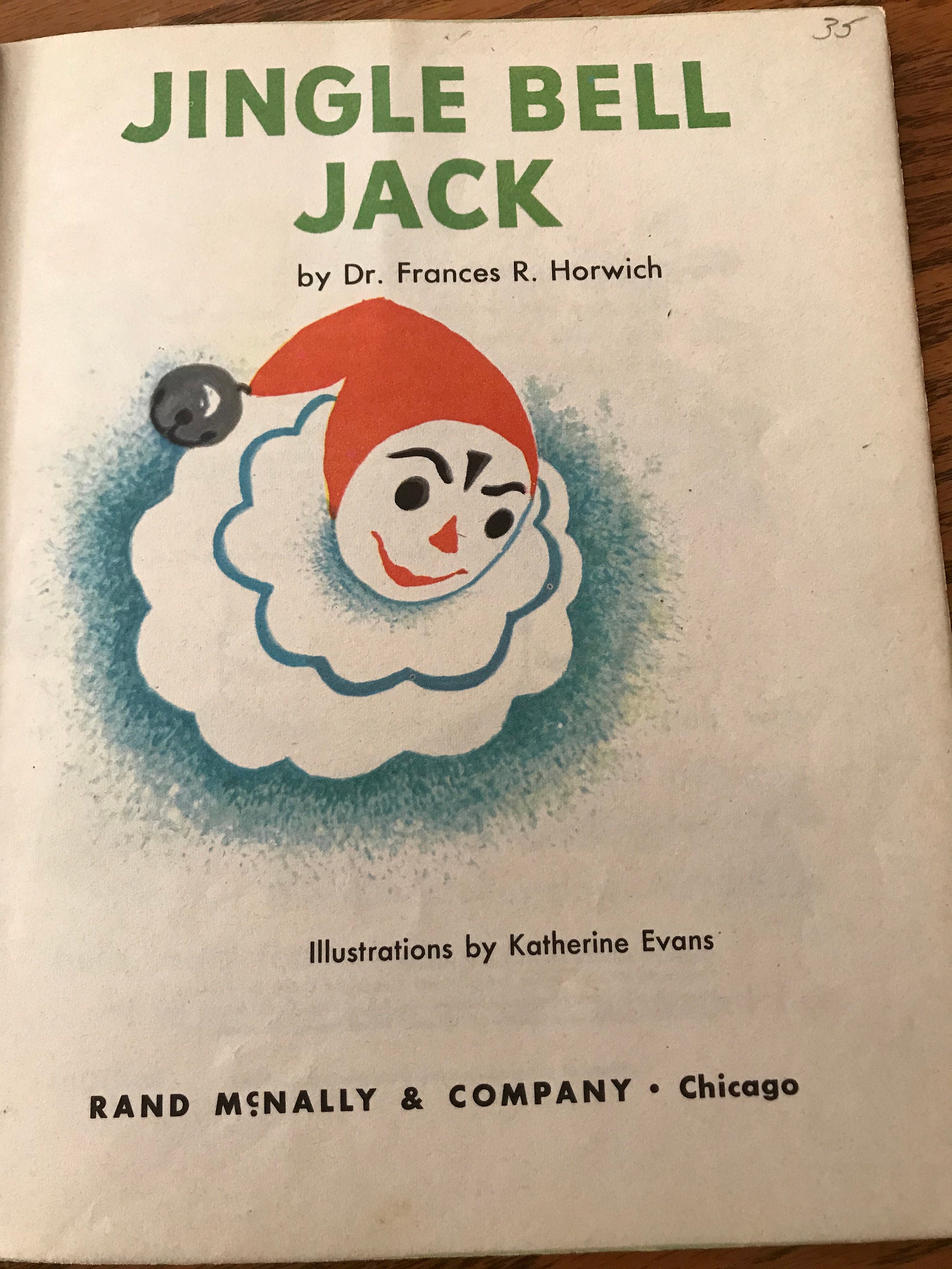 Jingle Bell Jack de Miss Frances Ding Dong School Book Rare Etsy