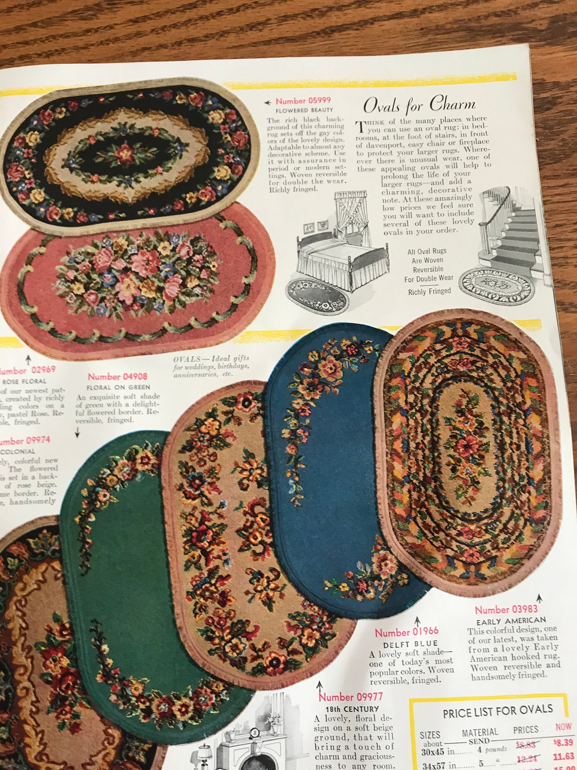 1940's Catalog Olson Rug Company Great Views for Set Etsy