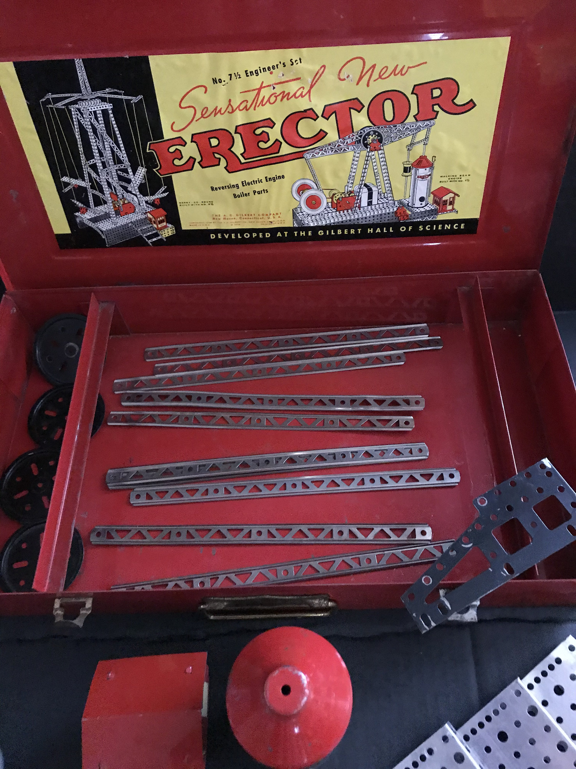 Old school erector best sale set