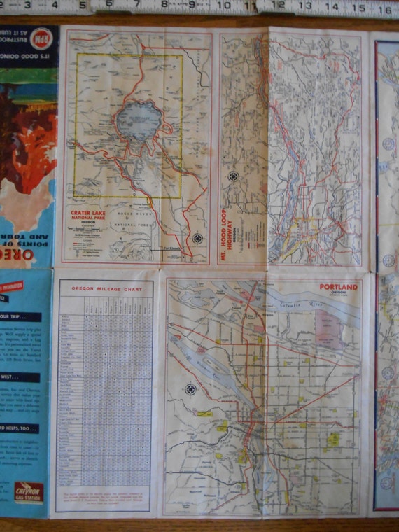 Oregon Mileage Chart