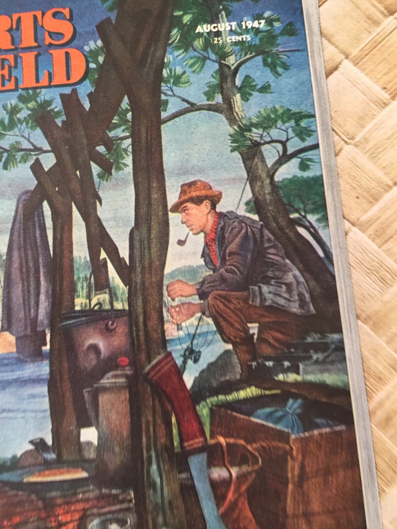 Fishing Trip /& Duck Hunting Set of 3 Ads for Sports Afield from Life Magazine 1947 All 3 to Frame Hunting Decor 1940/'s Hunting Dogs