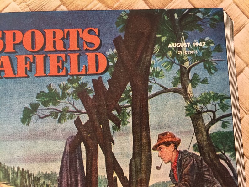 Fishing Trip /& Duck Hunting Set of 3 Ads for Sports Afield from Life Magazine 1947 All 3 to Frame Hunting Decor 1940/'s Hunting Dogs
