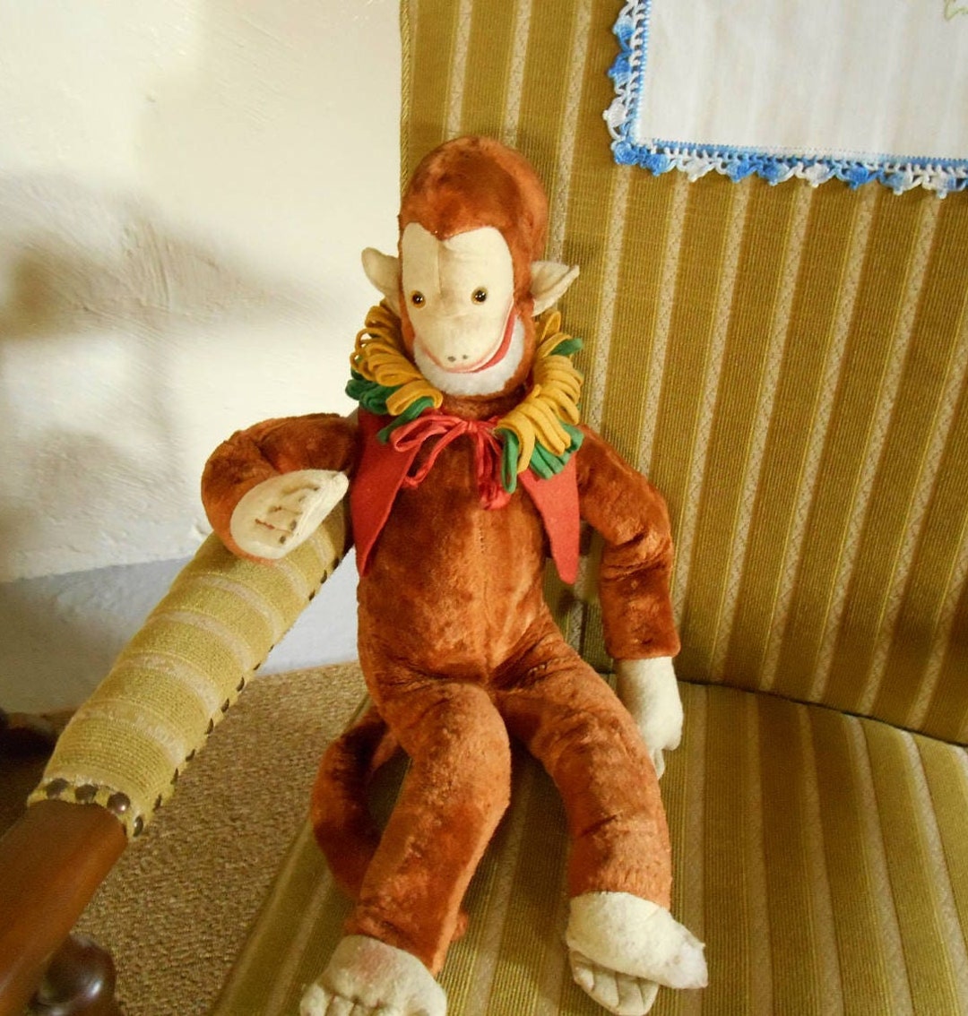 Vintage MONKEY Toy 19391940 Homage to Flying Monkey Wizard Etsy