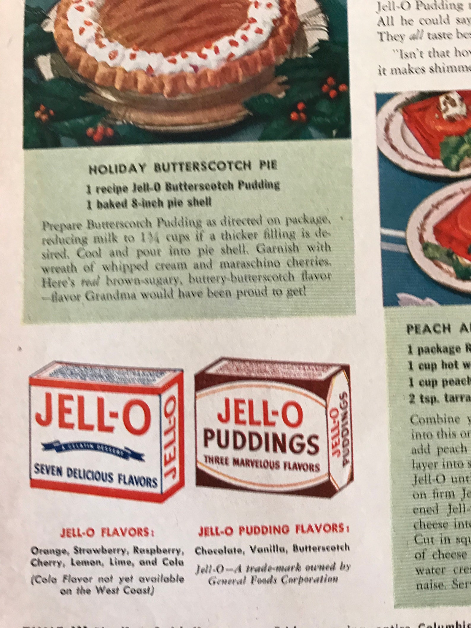 Vintage JELLO Magazine Ads 1940's Singer Kate Smith Etsy