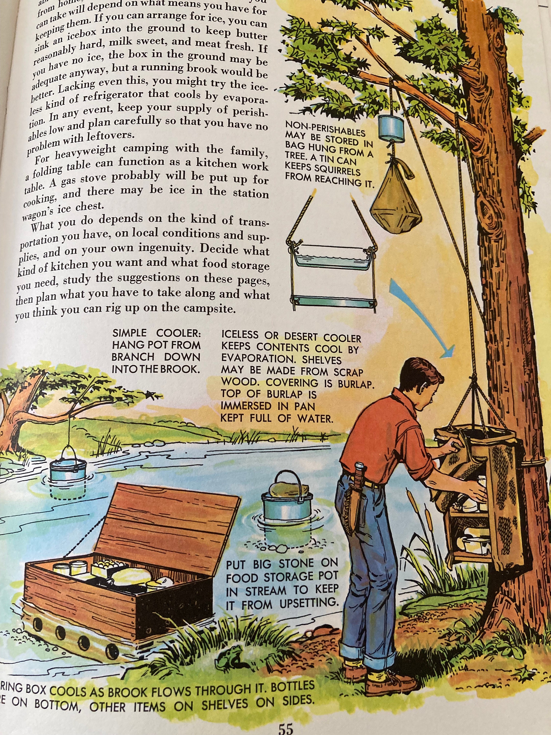 Classic 1971 Outdoors Book for Wilderness Camping, the Golden Book of  Camping by William Hillcourt, Rare & Glorious Hardcover, Iconic Art 