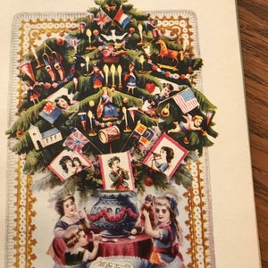 Shabby Sweet 1947 Book on the History of Christmas Cards &quot;Compliments of the Season&quot;, Published by Penguin Books 1947, Facsimiles of Cards