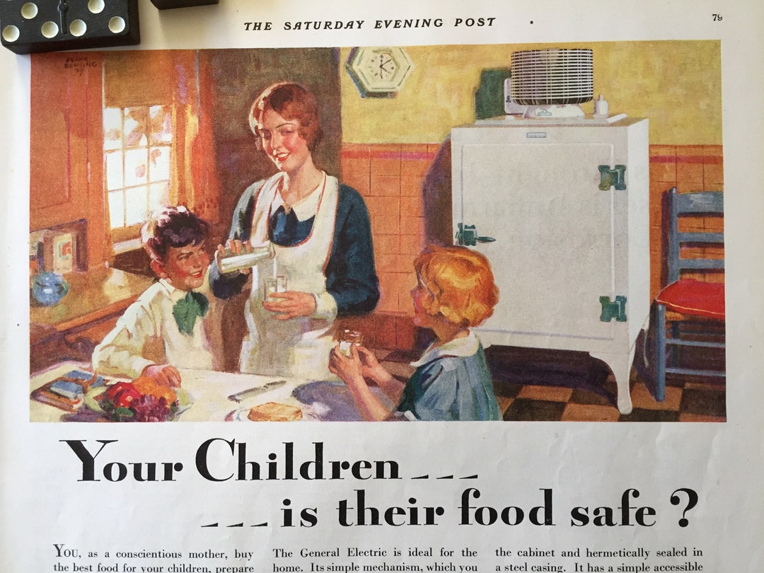 1920s General Electric Refrigerator Iconic 1920s Madison Avenue