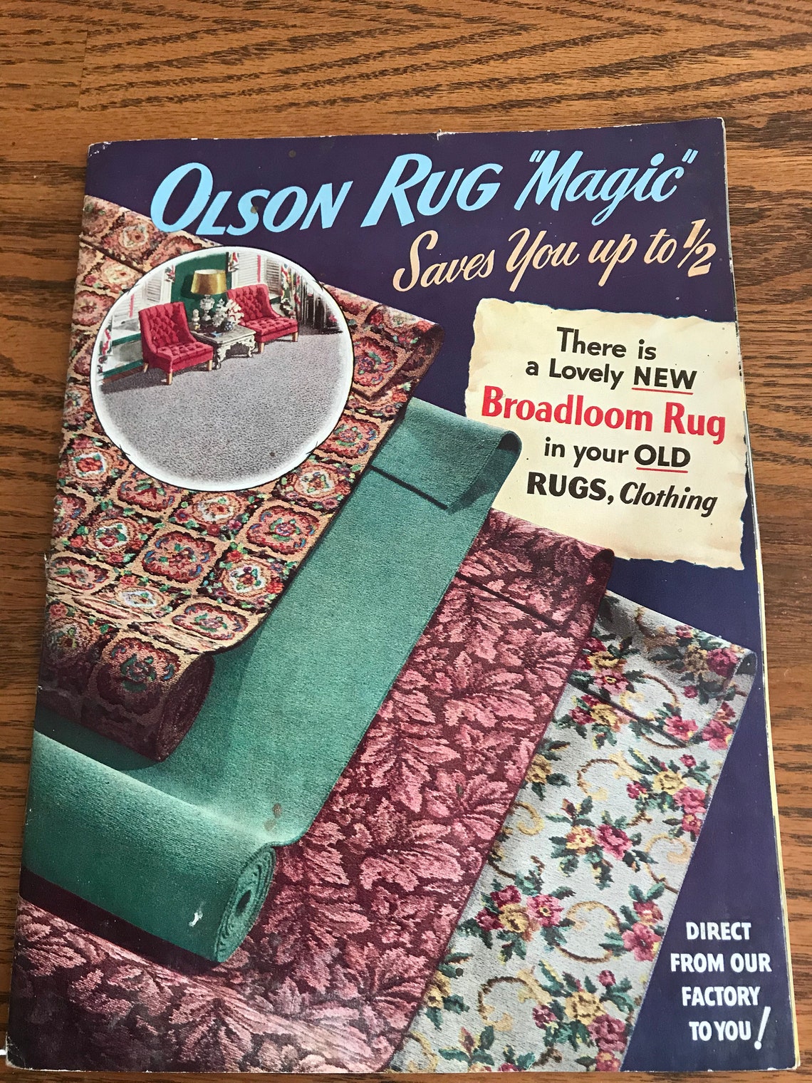 1940's Catalog Olson Rug Company Great Views for Set Etsy