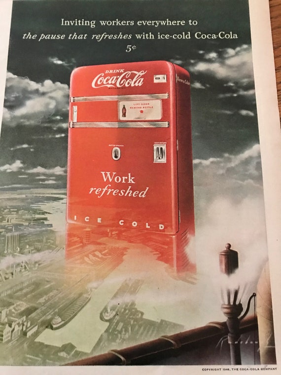 Classic Cocacola Dispensers Set of 4 Coke Coolers and Etsy