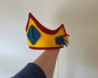 Wool Felt Birthday Crown