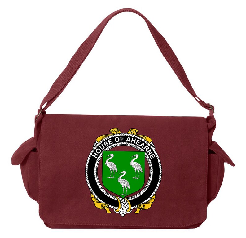 Irish House Heraldry Ahearne Canvas Bag Design-15269